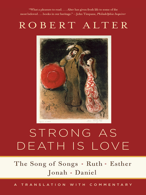 Title details for Strong As Death Is Love by Robert Alter - Wait list